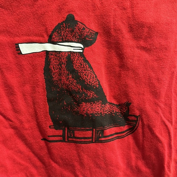 Polar bear and buffalo check pjs set - Picture 5 of 7